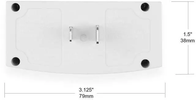 Alt view image 3 of 4 - 2-Pack Indoor 24-Hour Programmable Indoor Digital Timer with Polarized Plug and Large Screen, Plug-in Outlet Timer for Lights, Lamps, and Fans, 15A/1875W, UL Listed