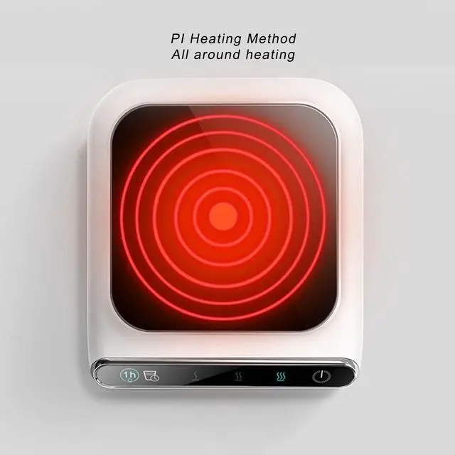 Alt view image 3 of 7 - USB Cup Warmer, 3 Temperature Settings 70 90 110 Auto Shut Off Heating Pad for Coffee Tea with PI Heating Technology, for Office Car Travel