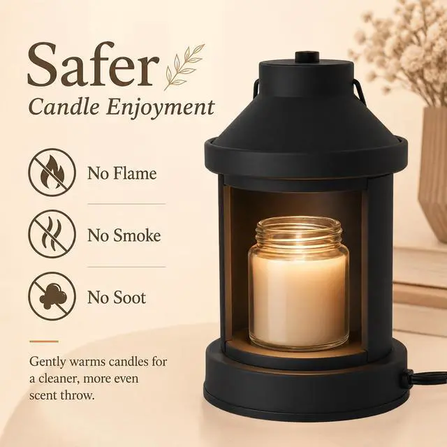 Alt view image 6 of 7 - Hummingbird Candle Warmer Lamp Timer - Mothers Day Gifts for Mom, Birthday Gifts for Women, House Warming Gifts New Home Decor