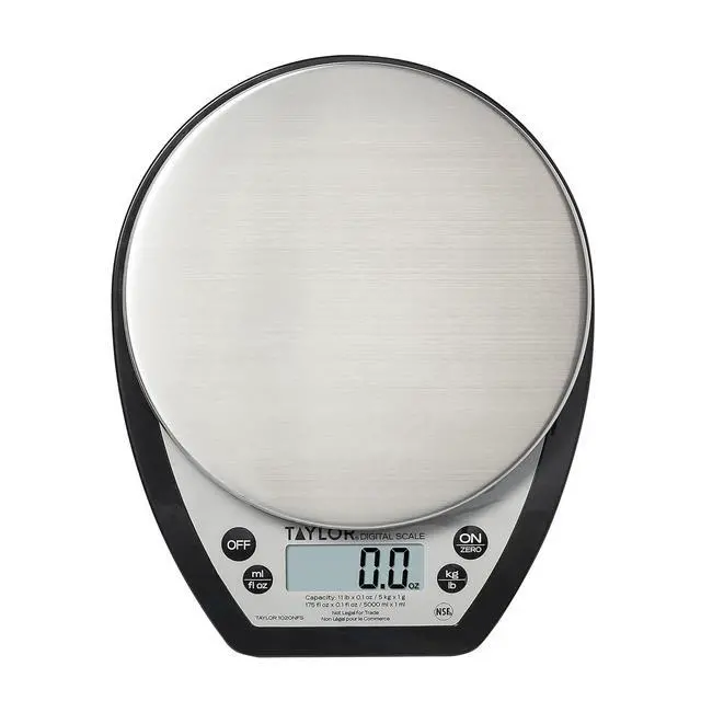Alt view image 4 of 5 - 1020NFS Compact Digital Scale, Multi-Functional Food Scale for Precise Weight Measuring and Portion Control, Tare Function, NSF, Stainless Steel Platform