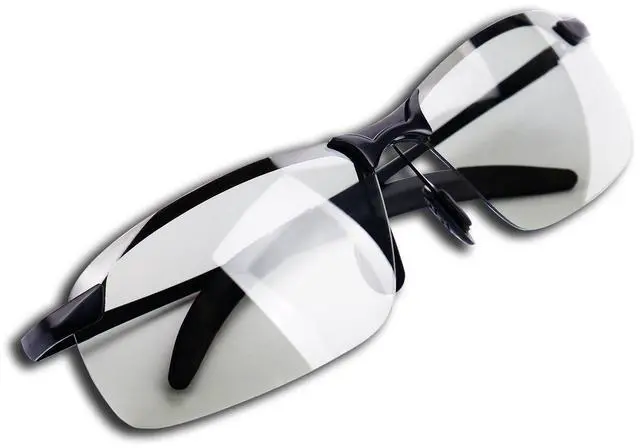 Main image of Polarized Photochromic Driving z87 Sunglasses For Men Day and Night safety glasses (Black Frame)