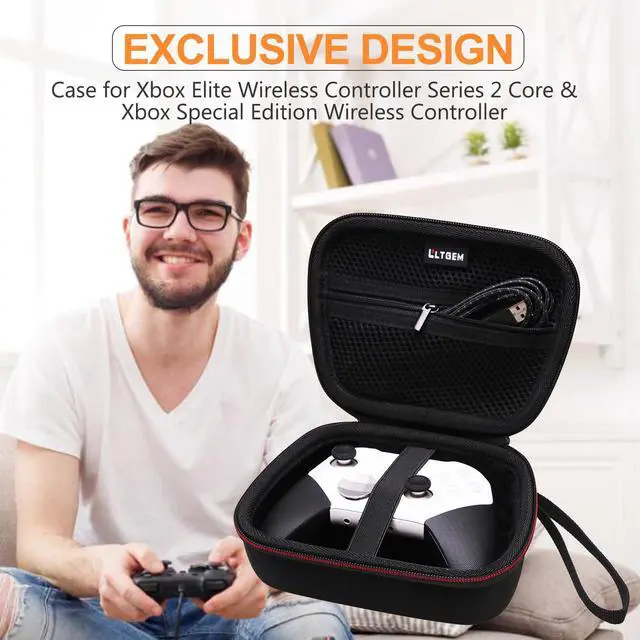 Alt view image 7 of 7 - Controller Case Compatible with Xbox Core/Xbox Elite Series 2 Core/PlayStation DualSense/GameSir G7 SE/PowerA Gaming Controller, Black