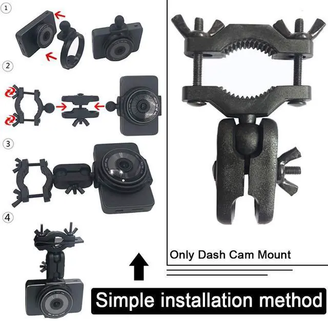 Alt view image 4 of 5 - Car Interior Holder Camera Bracket Auto Driving Universal Dash Cam Mount Dash Cam Mount Holder