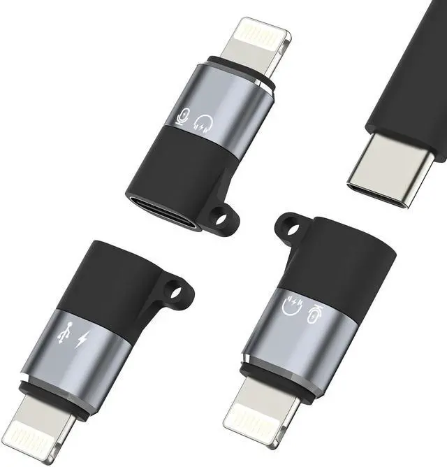 Main image of OTG Audio USB C to Lightning Adapter(3pack)for IPhone 14 13 Pro Max for Apple Cable Lighting Male Type C Charger Female Adaptor Phone Converter Charging for IPad Adaptador Card Reader Camera Connector