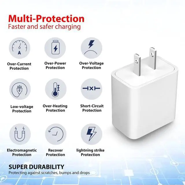 Alt view image 2 of 5 - 2 Pack 10FT USB C Camera Charger for Arlo Essential 2K, Alro Essential 2nd Generation, Pro 6, Blink Mini 2nd, Blink Outdoor 4 4th Generation, Petcube Cam 360 Camera Charger Charging Cord Power Cable