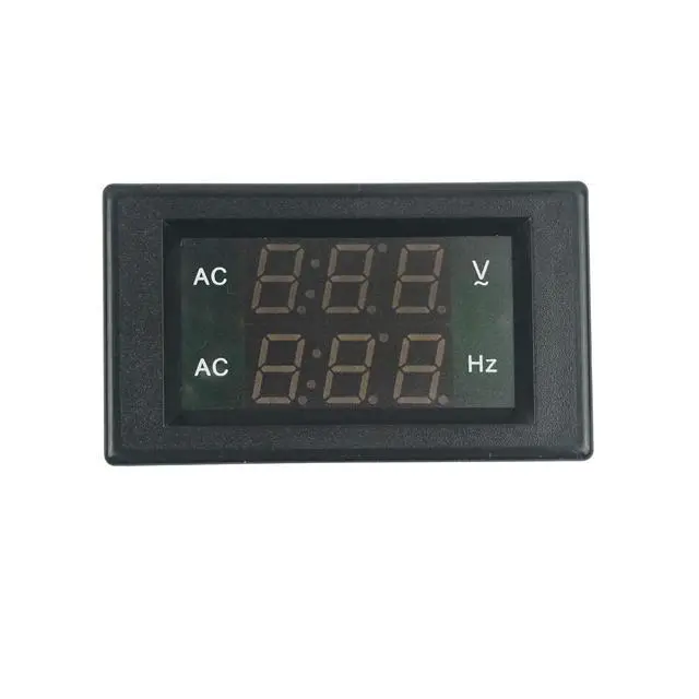 Alt view image 4 of 7 - Digital AC Voltage Frequency Meter, AC 80-500V Voltmeter 45-65Hz Frequency Counter, LED Display Voltage Gauge, Mini Volt Hz Monitor Tester, High Voltage Panel Indicator -for Generator, RV