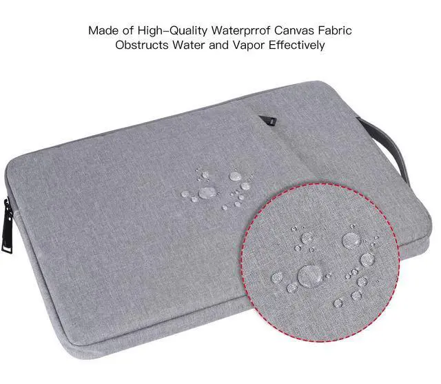 Alt view image 5 of 7 - 17.3 Inch Laptop Case Bag for HP 17.3 / Envy 17 17t/ Pavilion 17, Acer Nitro 5, Lenovo IdeaPad 3 17, ASUS VivoBook Pro 17 Carrying Protective Case(Light Grey)