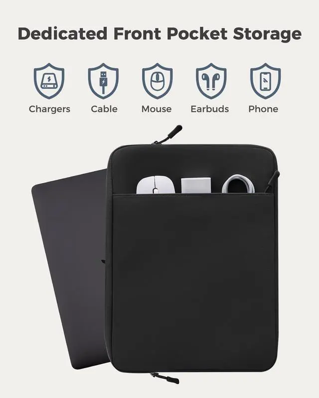 Alt view image 3 of 7 - Laptop Sleeve 16" for MacBook Pro 16 Inch M5/M4/M3/M2/M1