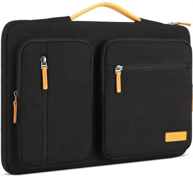 Main image of 17 inch Laptop Sleeve Protective Case Cover Compatible with 17-17.3 inch HP Dell ASUS Lenovo Chromebook,Waterproof Computer Cases Bag with Handle,Black