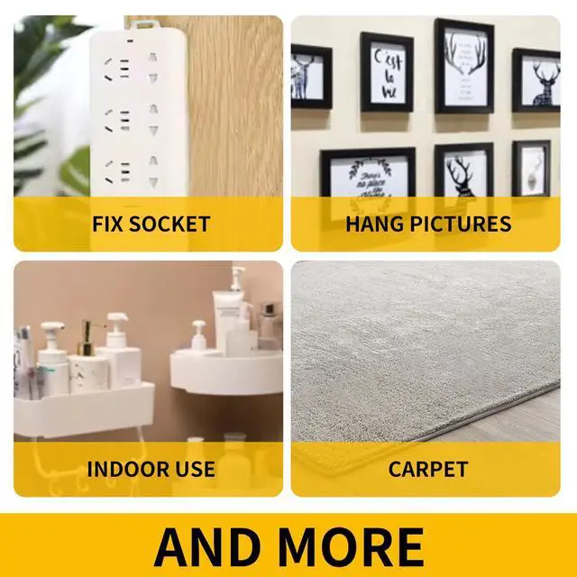 Alt view image 6 of 6 - Double Sided Tape Heavy Duty,6 Rolls,No Damage Walls,Nano Mounting Tape