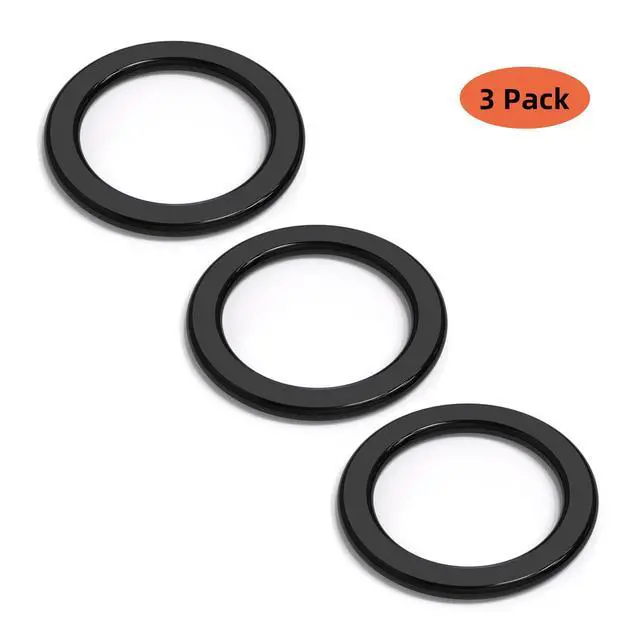 Alt view image 2 of 7 - 3 Pack Wall Mount Magnetic Phone Holder for iPhone 17/17 Pro/17 Pro Max/Air/16 15 14 13 12 Pro Max Plus mini, Hands-Free Magnet Shower Mirror Cell Phone Holder & Car Sticker Phone Stand (Black)