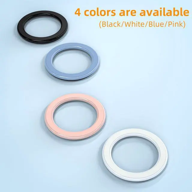 Alt view image 7 of 7 - 3 Pack Wall Mount Magnetic Phone Holder for iPhone 17/17 Pro/17 Pro Max/Air/16 15 14 13 12 Pro Max Plus mini, Hands-Free Magnet Shower Mirror Cell Phone Holder & Car Sticker Phone Stand (Black)