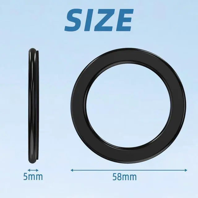 Alt view image 6 of 7 - 3 Pack Wall Mount Magnetic Phone Holder for iPhone 17/17 Pro/17 Pro Max/Air/16 15 14 13 12 Pro Max Plus mini, Hands-Free Magnet Shower Mirror Cell Phone Holder & Car Sticker Phone Stand (Black)