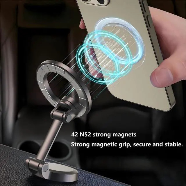 Alt view image 4 of 7 - for MagSafe Car Mount, Magnetic Phone Holder for Car Dashboard