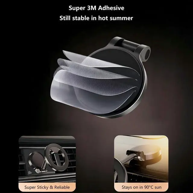 Alt view image 3 of 7 - for MagSafe Car Mount, Magnetic Phone Holder for Car Dashboard