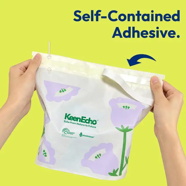 Alt view image 5 of 7 - Disposable Car Garbage Bin Bags, Vomit Trash Bags made with Recycled HDPE for Boat, Plane, Travel, Camping, Bedroom, Study Room, Office and Car, 20 pcs,Purple