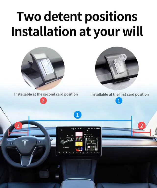 Alt view image 6 of 7 - Car Phone Holder for Tesla Model 3 2018-2023,Model Y 2020-2024 Accessories