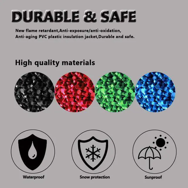 Alt view image 3 of 7 - 100ft RGB 4 Wire Conductor Cords 4PIN 22AWG Extension Cable LED Welding Wire Tinned Copper 22 Gauge ga for 3528 5050 RGB LED Strip
