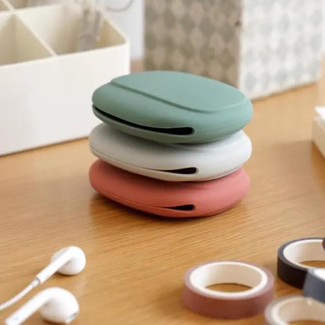 Alt view image 2 of 7 - 3 Pcs Silicone Earbud Case | Earphone Storage Organizer, For Earpieces SD Card Camera Chips, Travel Use