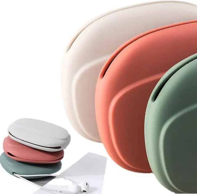 Main image of 3 Pcs Silicone Earbud Case | Earphone Storage Organizer, For Earpieces SD Card Camera Chips, Travel Use
