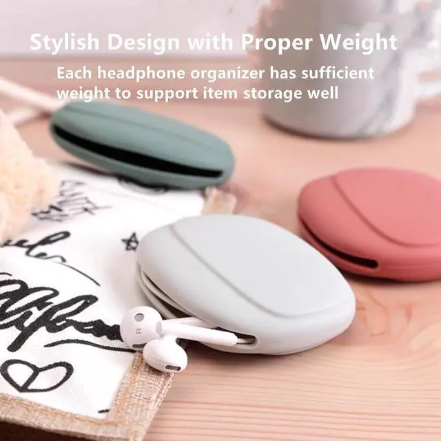 Alt view image 5 of 7 - 3 Pcs Silicone Earbud Case | Earphone Storage Organizer, For Earpieces SD Card Camera Chips, Travel Use