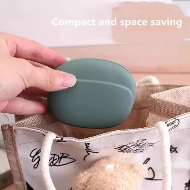 Alt view image 4 of 7 - 3 Pcs Silicone Earbud Case | Earphone Storage Organizer, For Earpieces SD Card Camera Chips, Travel Use
