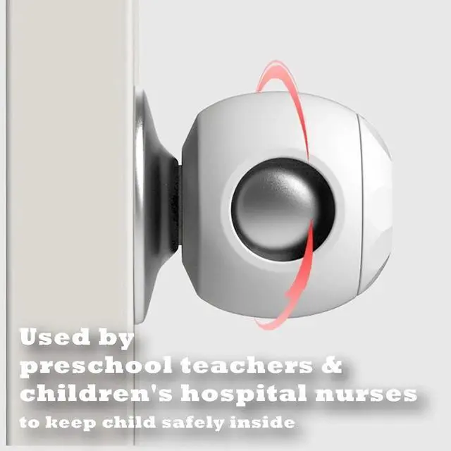 Alt view image 2 of 4 - 1 Pack Childproof Door Knob Covers Babyproof Child Door Locks Door Handle Baby