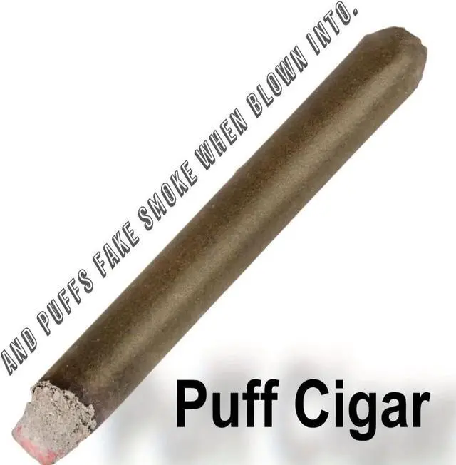 Alt view image 2 of 4 - Fake Puff Cigar 4.5 Inch,that Blow Smoke,Durable Realistic,Ideal for Themed