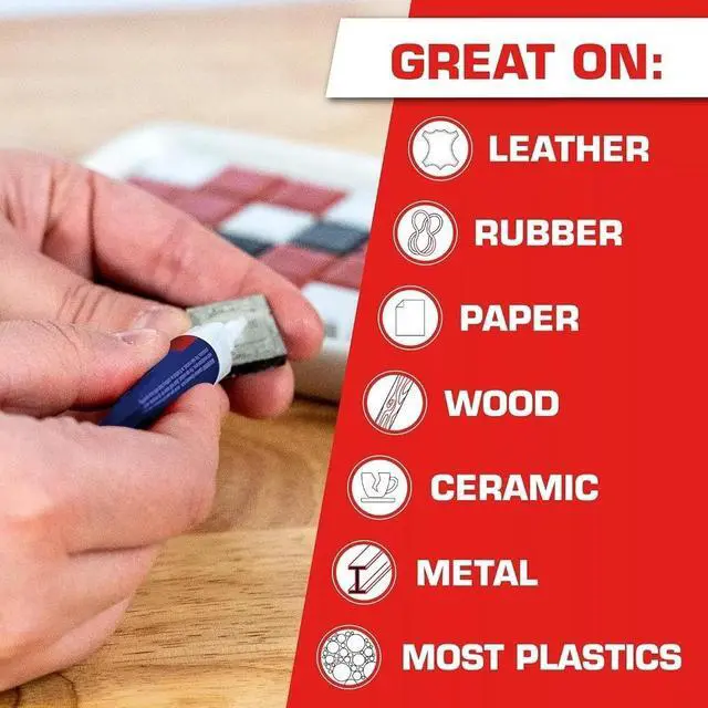 Alt view image 3 of 4 - Super Glue Liquid, Clear, 0.07 fl oz Tube, 2 Pack - Superglue for Plastic,