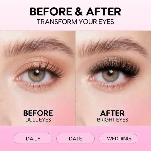 Alt view image 2 of 4 - Lash Extensions 40D+60D Cluster 240pcs DIY Wispy Lash Clusters 10-16mm Eyelash
