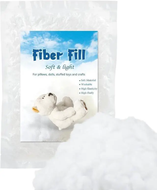 Main image of 1.8oz Polyester Fill, Premium Polyester Fiberfill | Recycled Polyester Fiber,