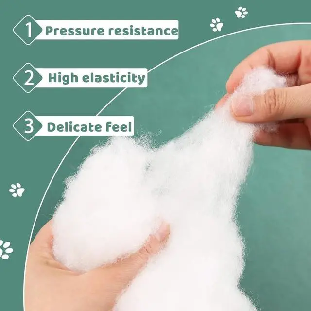 Alt view image 3 of 4 - 1.8oz Polyester Fill, Premium Polyester Fiberfill | Recycled Polyester Fiber,
