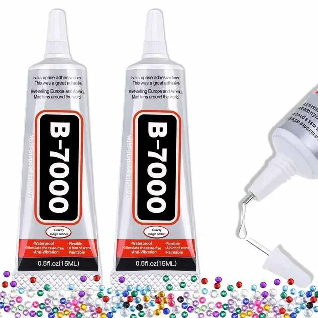 Main image of B-7000 Craft Glue for Jewelry Making - 15ml/0.5oz (2 Pack) - Multi-Function