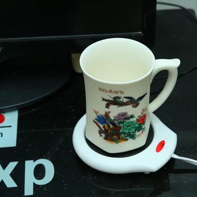 Alt view image 4 of 4 - Home&Office Desktop Electric Mug Warmer-Coffee/Tea/Cocoa/Soup-Scented Candles
