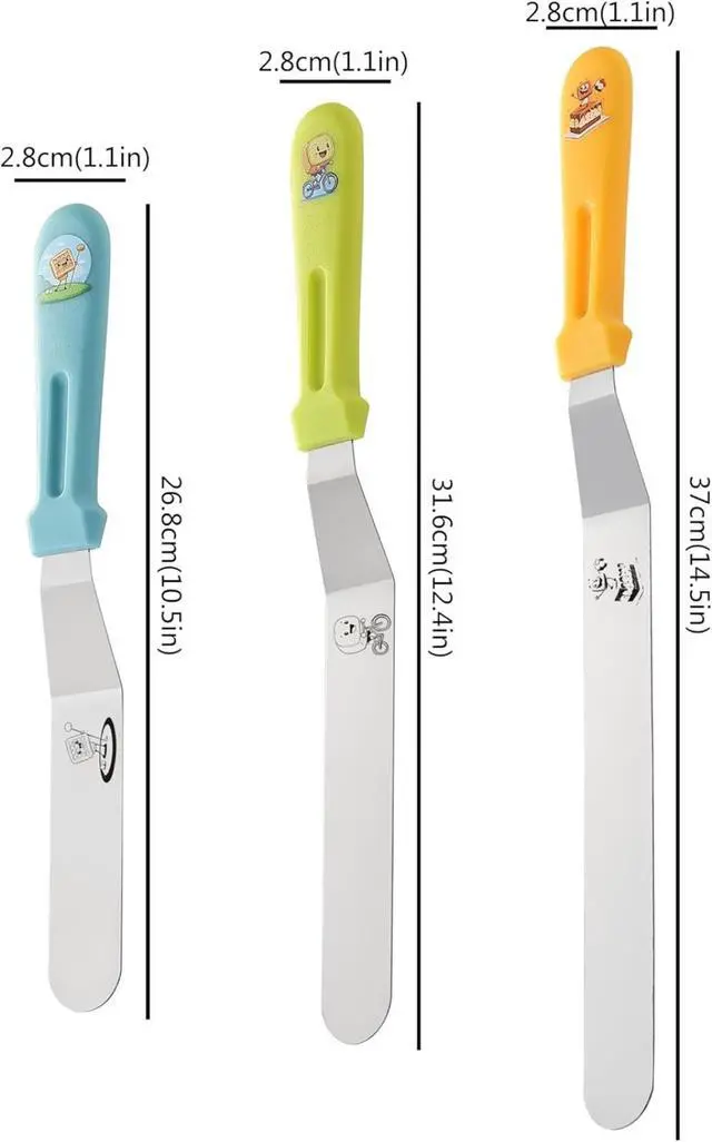 Alt view image 2 of 4 - Icing Spatula, Offset Spatulas, Frosting Tools for Cake Decorating, Baking