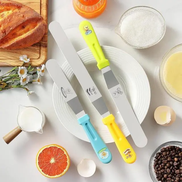 Alt view image 3 of 4 - Icing Spatula, Offset Spatulas, Frosting Tools for Cake Decorating, Baking