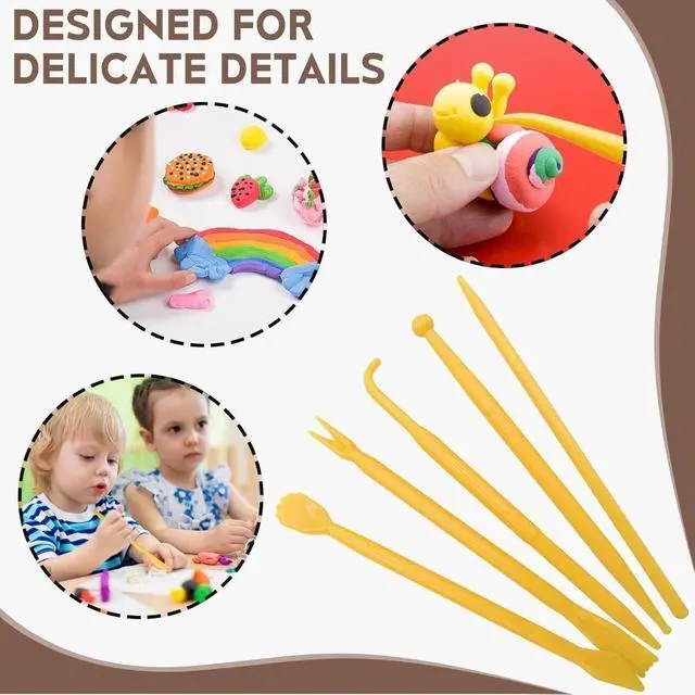Alt view image 4 of 4 - 18 Pack Pottery Clay Tool Kit, Sculpting & Dotting Stylus Tools for Craft
