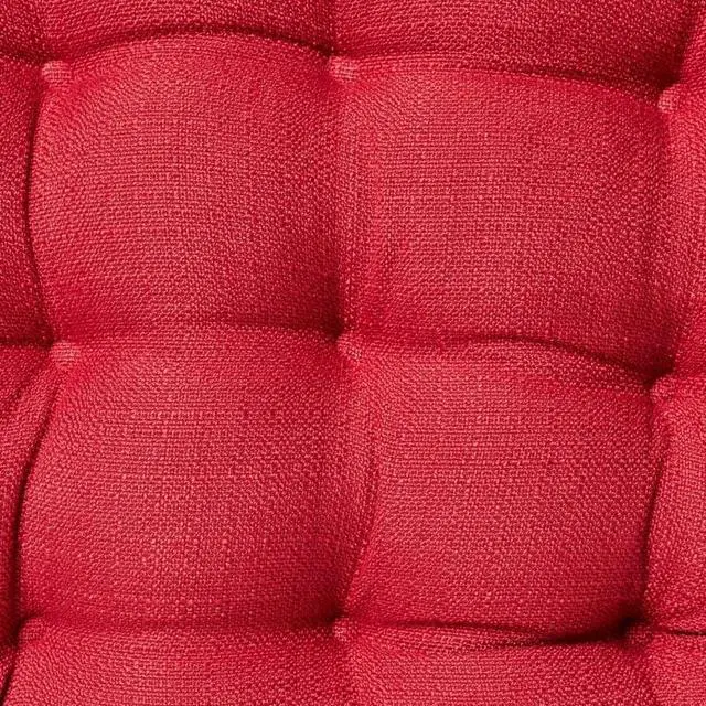 Alt view image 4 of 4 - Textured Red Chair Seat Cushion Pad 15.5 x 16 Inches One Piece