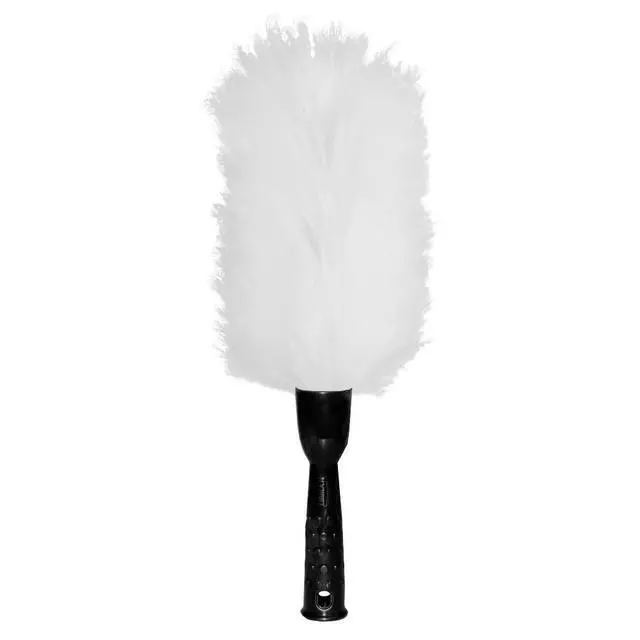 Alt view image 2 of 4 - Natural Lambs Wool Duster Wand with Threaded Handle for Standard Extensions