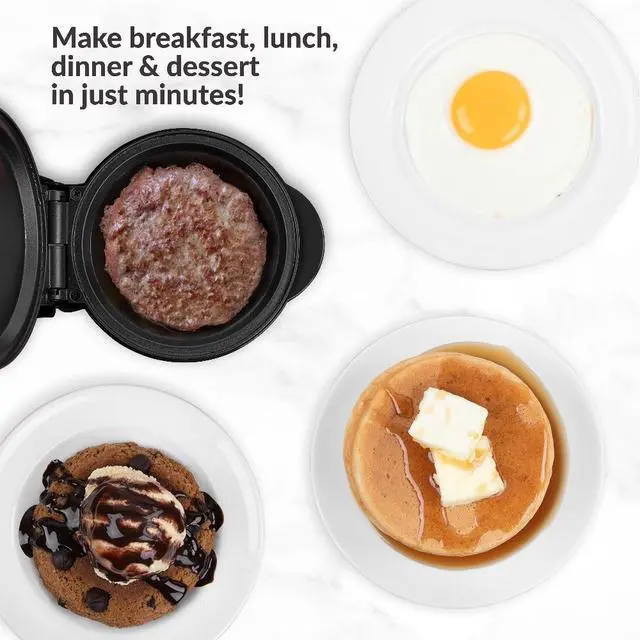 Alt view image 3 of 4 - 550 Watt Electric Non-Stick Pancake Griddle Hot Plate Cooking Appliance