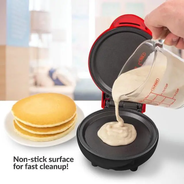 Alt view image 4 of 4 - 550 Watt Electric Non-Stick Pancake Griddle Hot Plate Cooking Appliance