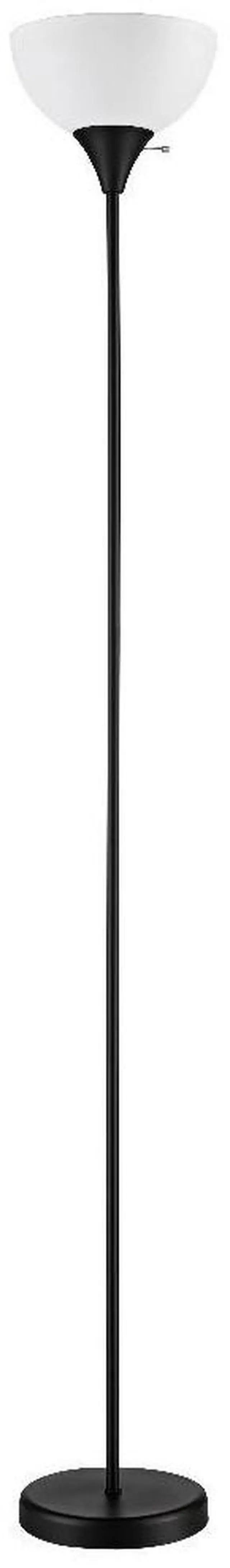 Main image of Modern 3-Way Switch Floor Lamp in Black 71-Inch Height Tall Standing Light
