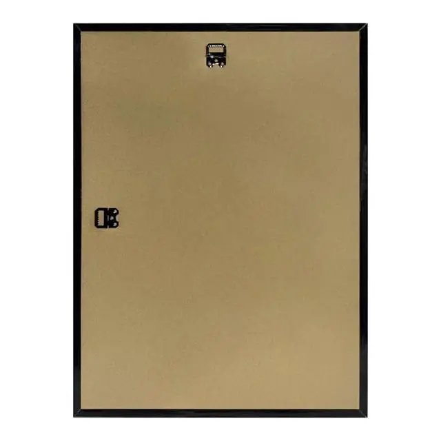 Alt view image 4 of 4 - 27x40 Inch Black Picture Frame Flat Profile Wall Mount Photo Frame Display