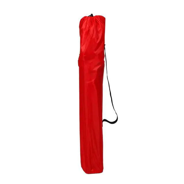 Alt view image 6 of 7 - Bright Red Quad Folding Camping Chair With Mesh Cup Holder 600D PECoated Polyester Outdoor Portable Seat