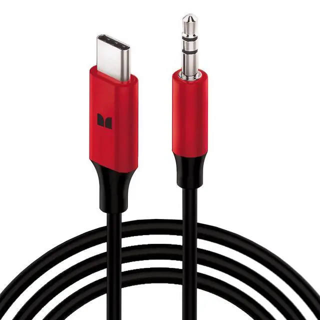 Alt view image 4 of 7 - Monster 3ft USB-C to 3.5mm AUX Cable Automotive/Portable Use 3 Foot Cable