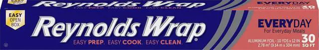 Alt view image 3 of 7 - Reynolds Wrap Everyday Strength Aluminum Foil Roll, 12 Inch Wide, 30sq ft | 12 Inch Kitchen Foil Roll, Grill And Freezer Safe, Ideal For Foil Packets, Grilling, Home Cooking, 10 yds x 12 in