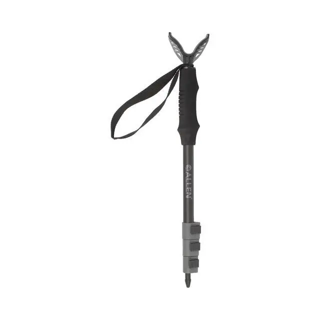 Alt view image 7 of 7 - Allen Company Deluxe Shooting Stick, Adjusts 16.25"-45", Black, Aluminum, Model 21631A