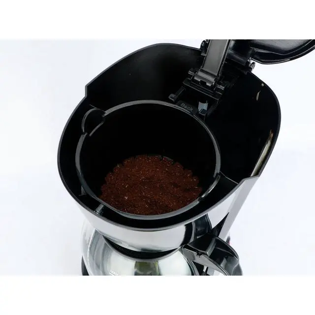 Alt view image 6 of 6 - Mainstays Black 12-Cup Drip Coffee Maker