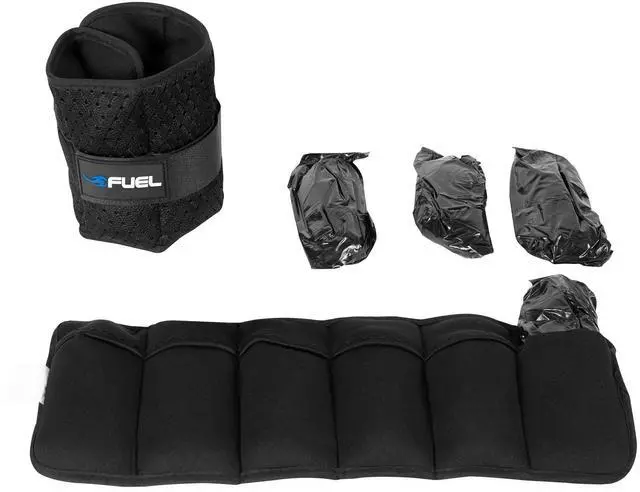 Alt view image 5 of 6 - Fuel Pureformance Unisex Adjustable Wrist/Ankle Weights, 2.5-Pound Pair (5lb Total - 6 Removable Weight Packs)