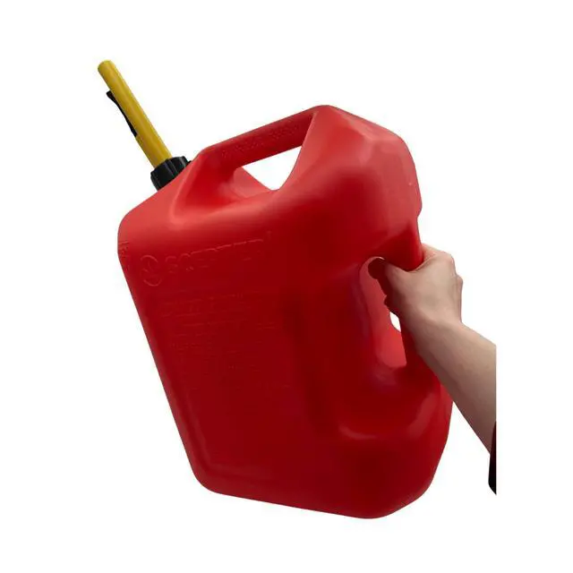 Alt view image 3 of 6 - Scepter Ameri-Can 5 Gallon Gas Can w/ Dual Handles and Easy Flo Spill-Proof Spout FG4G571W